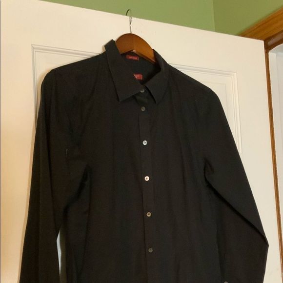 Talbots size 12 Ladies blouse in Black.Cotton blend. Long sleeved classic style. - Picture 5 of 8